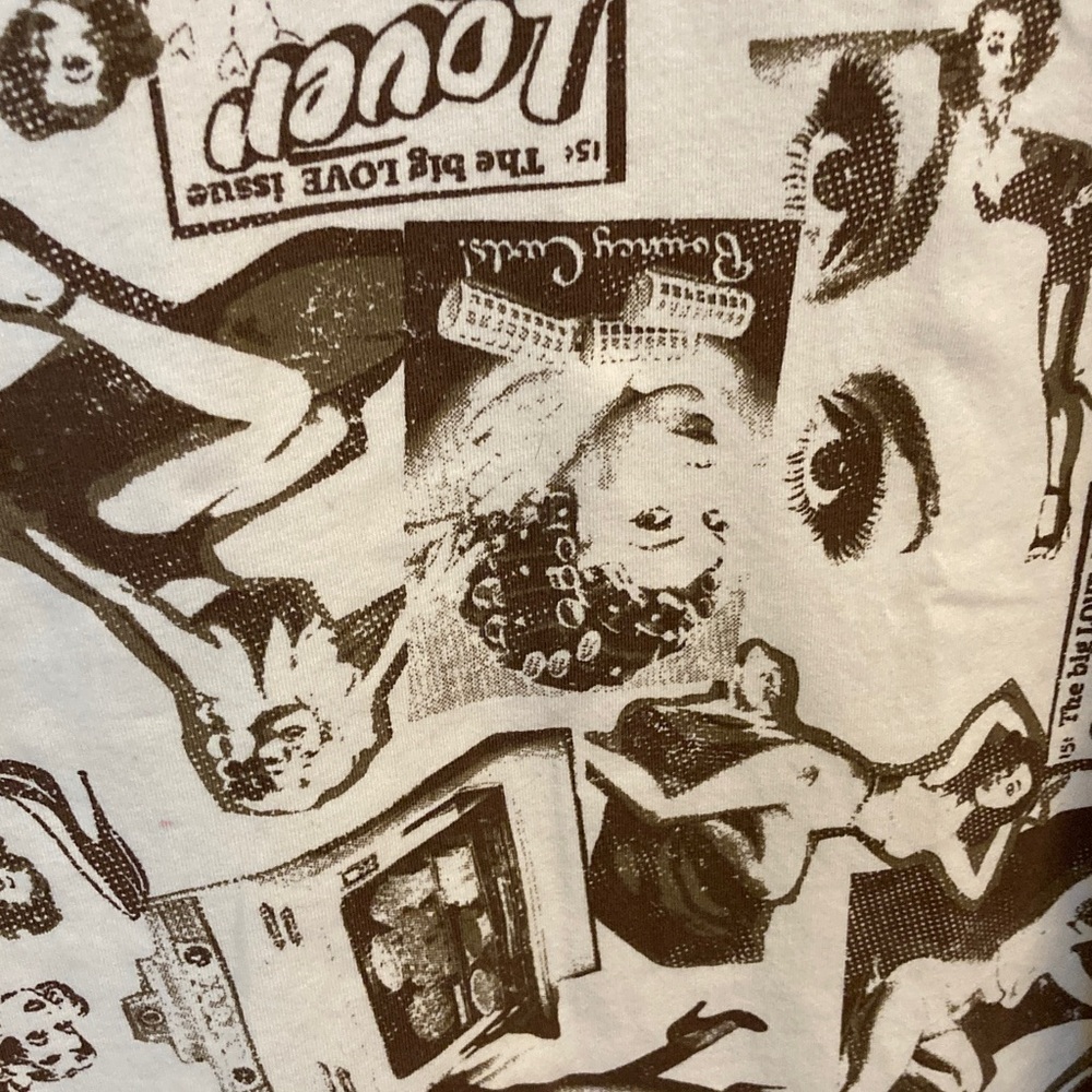 Urban Outfitters Brown & Cream Pinup Girl Graphic Dress - Picture 5 of 10